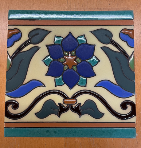 Clearance - PRIMA MEXICAN TILE - VIOLETA AZUL II 6x6