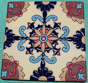 CLEARANCE - PRIMA MEXICAN TILE - OTONO AZUL 6X6 - LOT