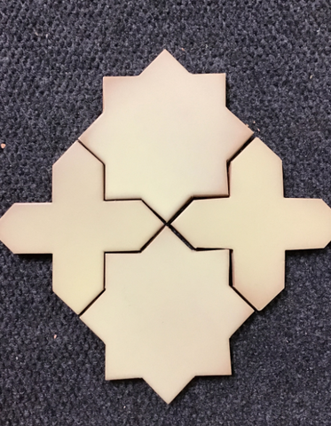 CLEARANCE - LOT OF STAR AND CROSS - MELON MATTE