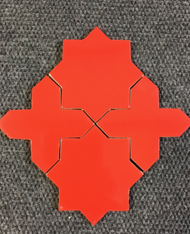 CLEARANCE - LOT OF STARS AND CROSS - ROJO CARDINAL