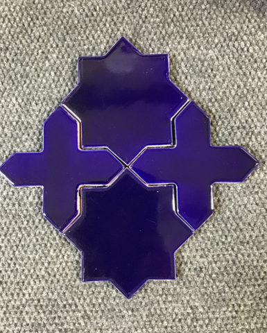 CLEARANCE - LOT OF STARS AND CROSS - AZUL REAL