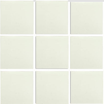 1 sq. ft. pure white Mexican tile