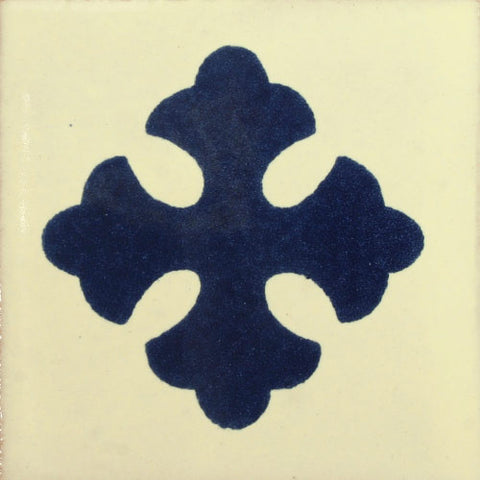 Traditional Decorative Mexican Tile cross