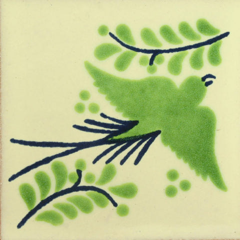 Traditional Mexican Tile - bird