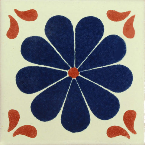 Traditional Mexican Tile - Amapola 