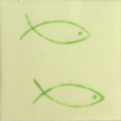 Traditional Decorative Mexican tile - Fish