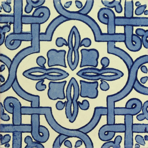 Traditional Spanish Tile - Palenque, Mezclilla