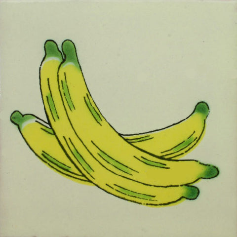 Traditional Decorative Mexican tile - Banannas