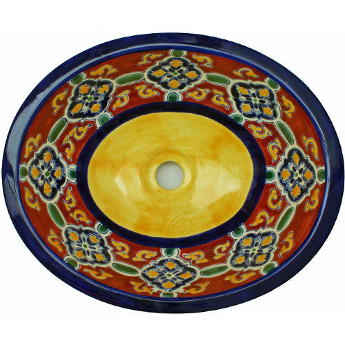 Traditional Mexican Sink- Dolores Terra Cota – Mexican Tile Designs