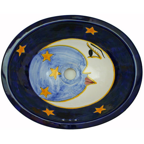 Traditional Mexican Sink- Luna Con Estrellas