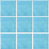 washed turquoise blue Mexican tile