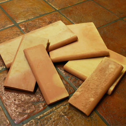 Saltillo Mexican paver bullnose trim tile