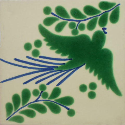 Especial Decorative Ceramic Mexican Tile - bird tile