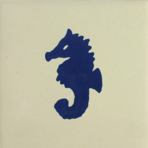 Especial ceramic Decorative Mexican Tile - Sea Horse