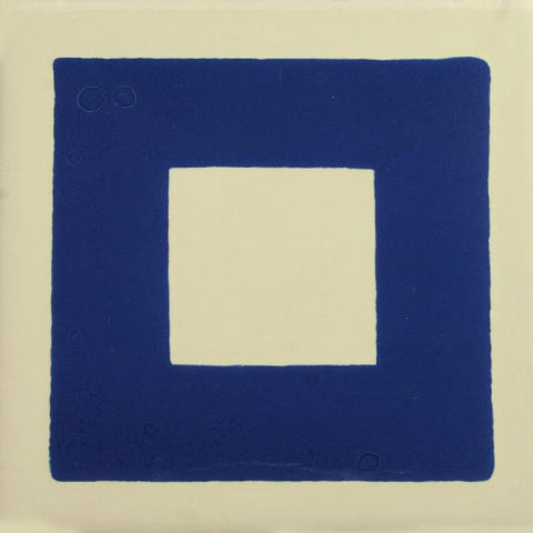 Especial ceramic Decorative Spanish Tile - blue square