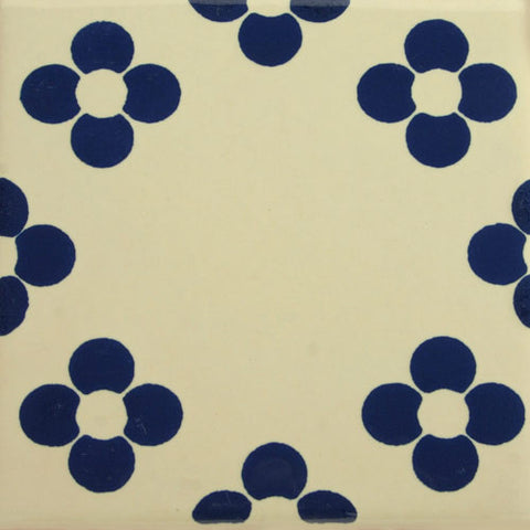 Premium ceramic Mexican Decorative tile - violets