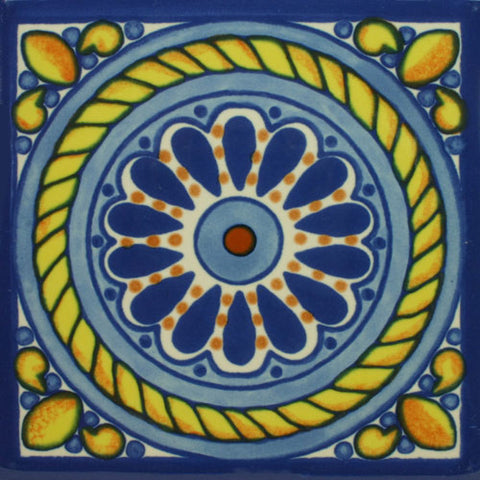 Decorative Mexican Tile set of coasters