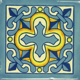 Especial ceramic Decorative Spanish Tile - cross