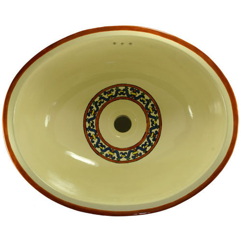 Traditional Mexican Sink-Borde Rojo