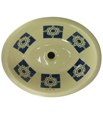 Traditional Mexican Sink-Arabesque Azul