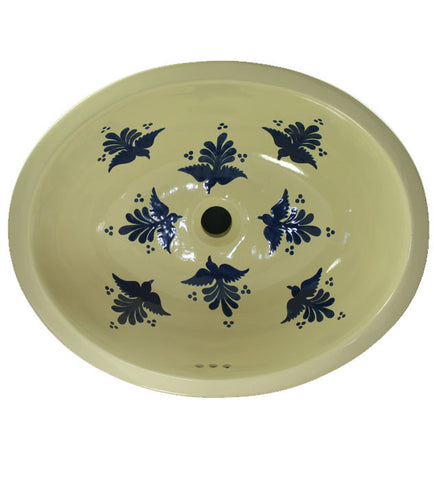 Traditional Mexican Sink-Volar Azul