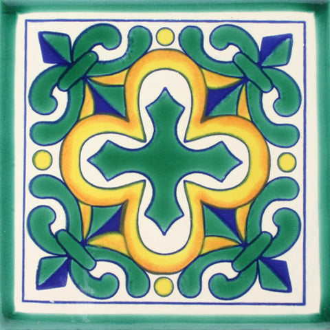 Especial ceramic Decorative Spanish Tile - cross