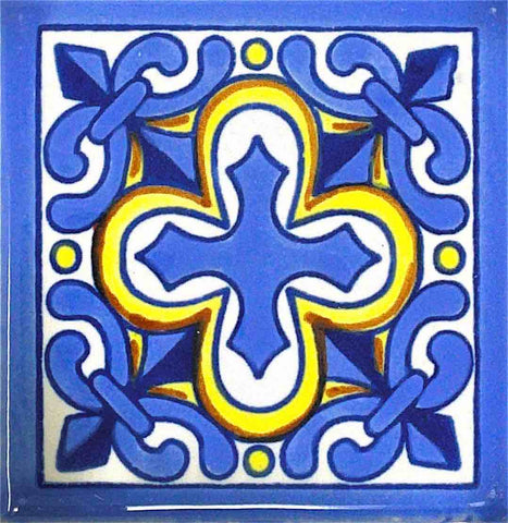 Porcelain Mexican Tile - Cruz De Luz