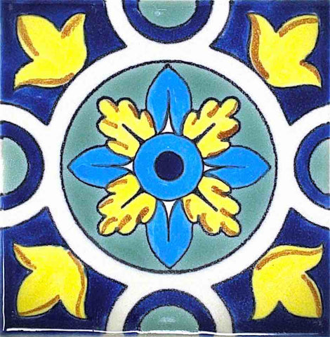 Porcelain Mexican Tile -PERFECCION AZUL