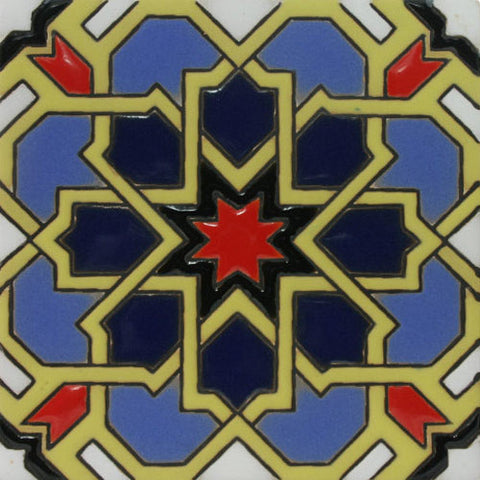 raised relief ceramic tile