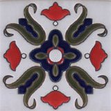 Raised relief Mexican tile