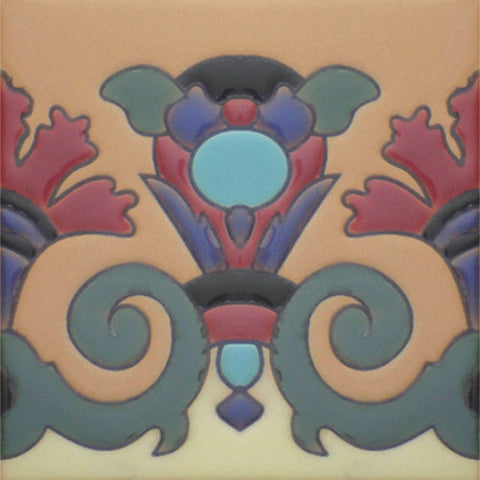 Mexican tile border