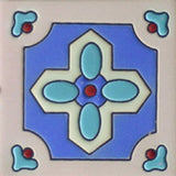 Raised relief Spanish tile