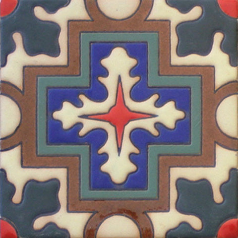 Raised relief Southwest tile