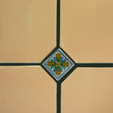 Square W/ Clipped Corner for 2 x 2 accent tile Tierra Art Hand Crafted High Fired Terra Cotta Floor Pavers