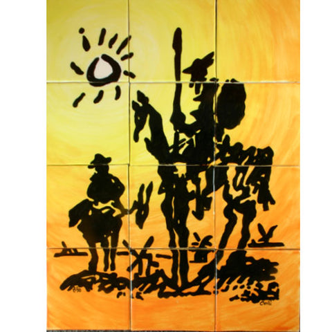 Mexican Style Mural - Don Quixote II