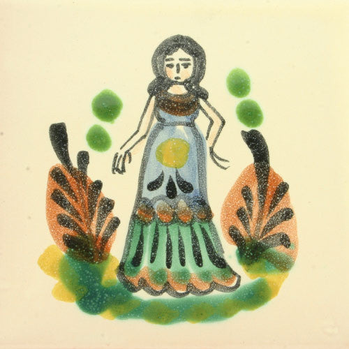 Gorky Gonzalez - Senorita III – Mexican Tile Designs