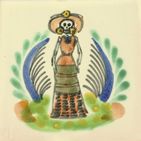 Gorky Day of the Dead art tile