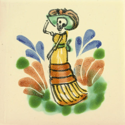 Gorky Day of the Dead art tile