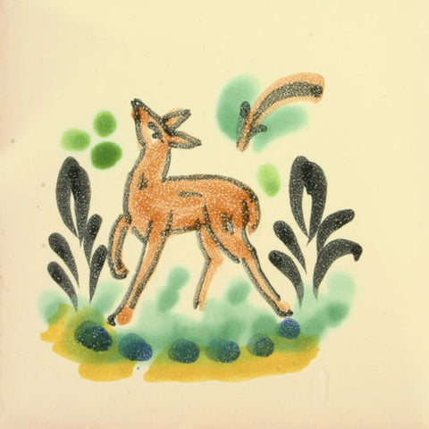 Gorky Gonzales Mexican deer tile