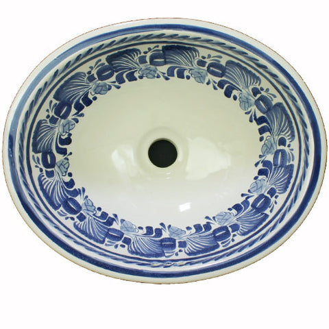 Gorky Gonzalez blue art sink basin