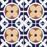 Raised relief Mexican tile