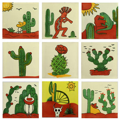 Southwest Mexican Talavera Tile Collection