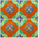 Ceramic decorative Mexican pool tile