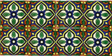 decorative ceramic Mexican tile