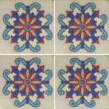 Raised relief Spanish tile