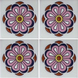 Raised relief Mexican tile