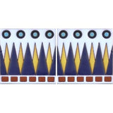 Raised relief tile border