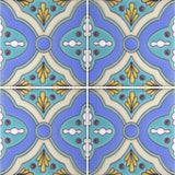 Raised relief Mexican tile