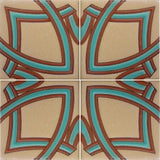 Southwest raised relief tile