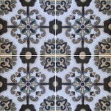 Raised relief hand painted Mexican tile